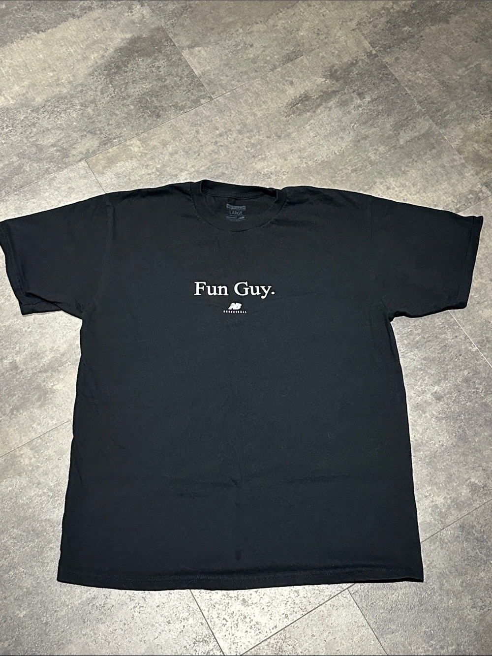 New Balance Black "Fun Guy" Graphic Short Sleeve Tee - Men